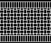 Декоративный термопластик: рисунок – Полотняное переплетение - Plain Weave 