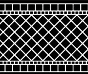Декоративный термопластик: рисунок –  Диагональная плитка - Diagonal Tile