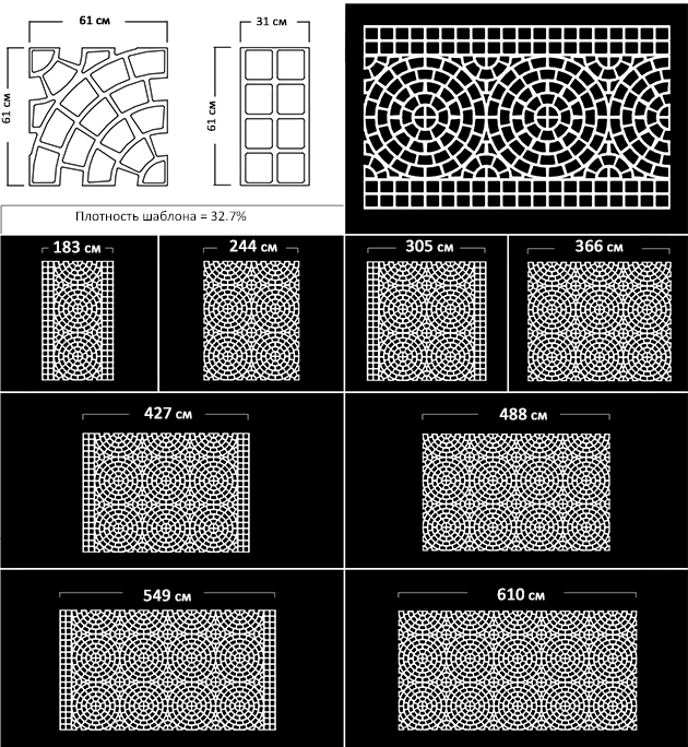 Декоративный термопластик: рисунок – Колеса - Wheels 