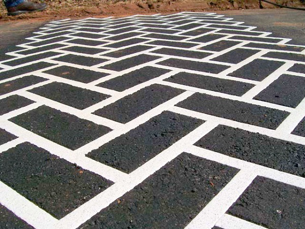 Декоративный термопластик: рисунок – Пересечение Елочка - Herringbone Декоративный термопластик: рисунок – Пересечение Елочка - Herringbone